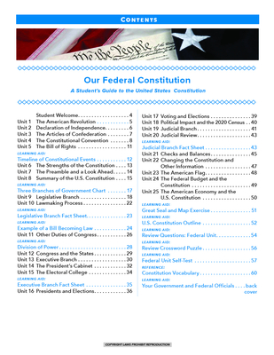 The. U.S. Constitution - A Pocket Guide for Students of All Ages