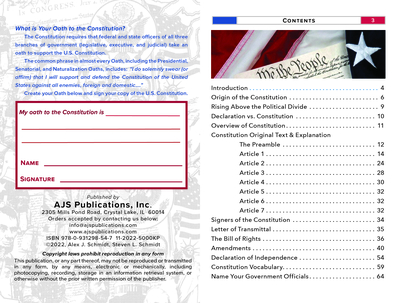The Pocket Guide to the United States Constitution Book