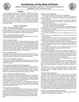 Image Copy of Illinois State Constitution