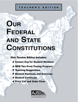 Image Our Federal and State Constitutions - Ohio Teacher Guide & Materials