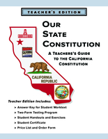 Image Our State Constitution - California - Teacher Guide